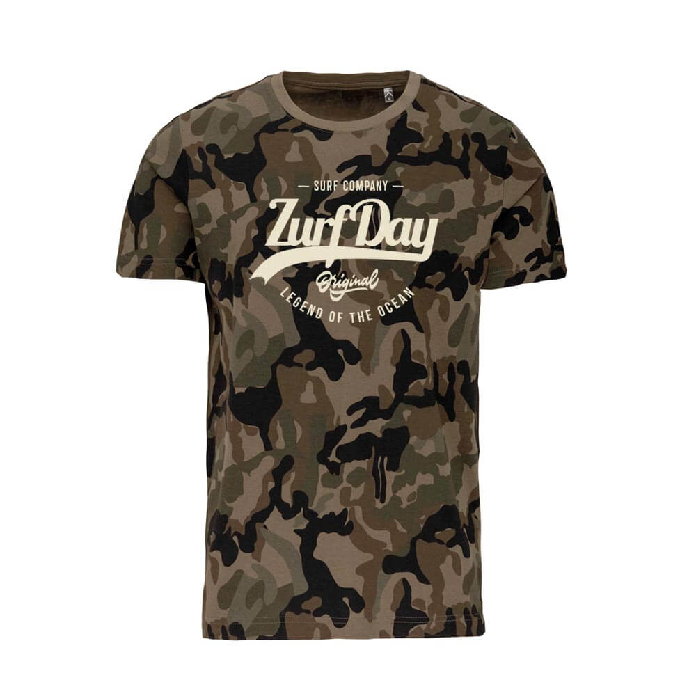 T-Shirt-Camo_Men_front Kurzarm-T-Shirt Camouflage for Men