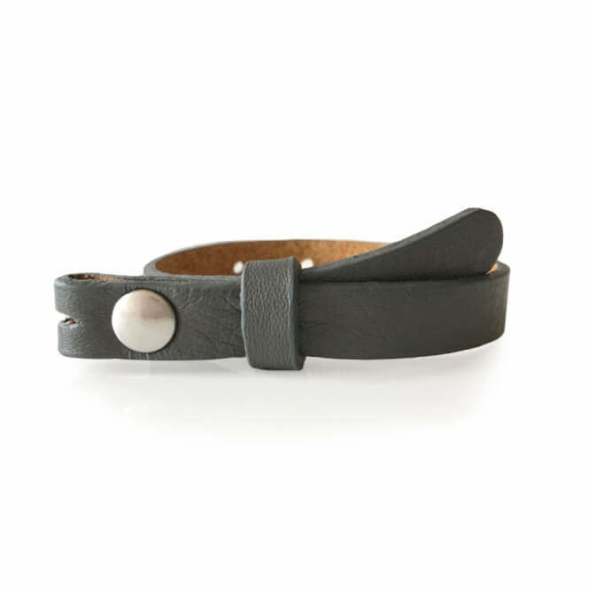 Lederarmband grau-0 Lederarmband grau-0
